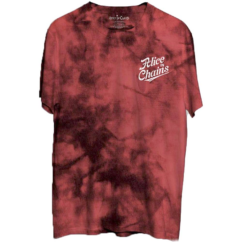 Alice In Chains - Circle Emblem Herren TShirt - Rot